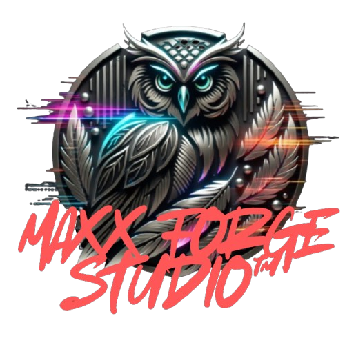 Official MAXX FORGE STUDIO owl emblem